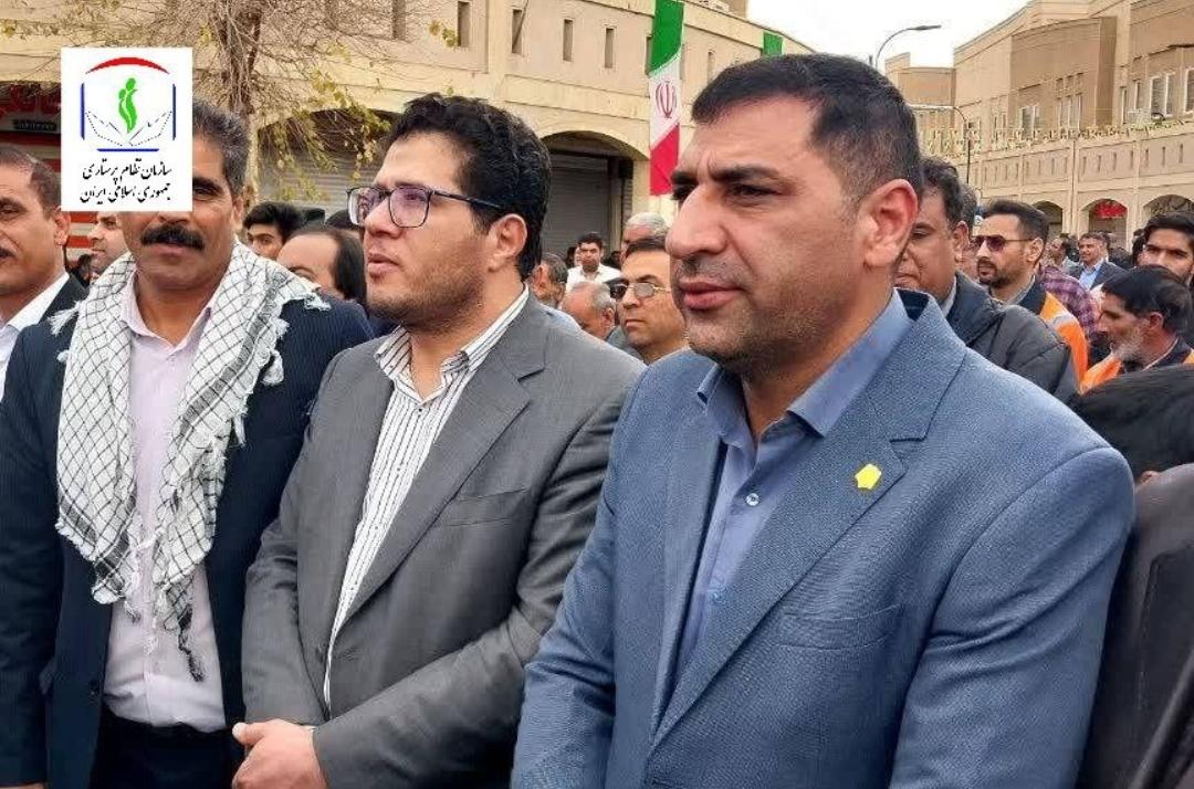 حضور رئیس کل سازمان نظام پرستاری در راهپیمایی یوم الله ۲۲ بهمن