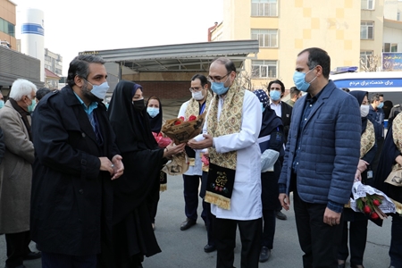 تقدیر سازمان قهرمانان ملی ورزش از کادر درمان