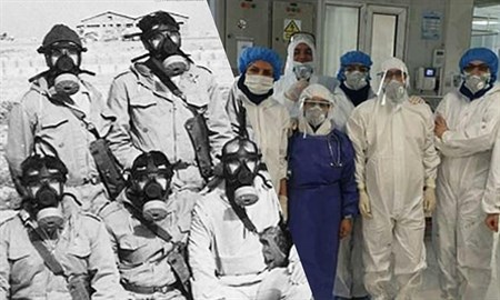 فداکاری‌ مدافعان سلامت، رشادت‌های رزمندگان در دوران دفاع مقدس را برای مردم تداعی می‌کند